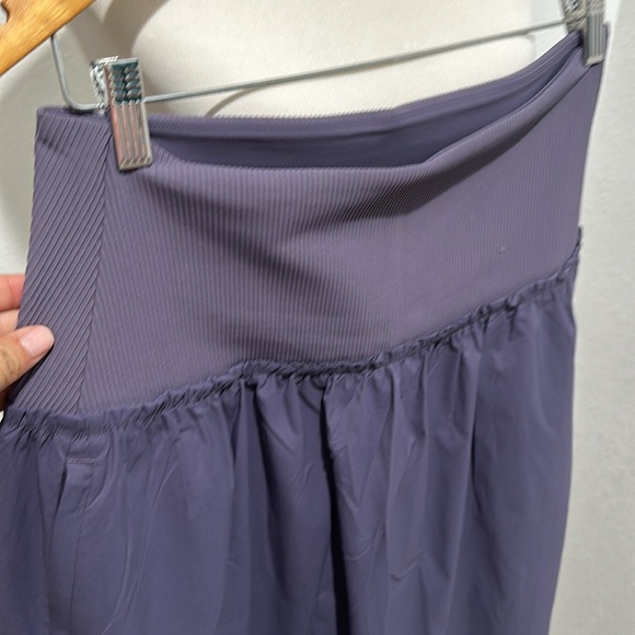 Athleta Elastic Waist Long Skirt Violet Purple Size M - Picture 5 of 6